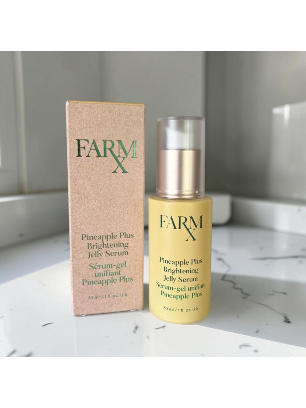 Avon Farm X Pineapple Plus Brightening Jelly Serum 30ml 1oz Vegan Skincare NEW I